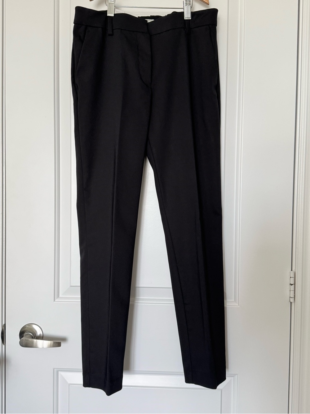 NWT H&M Classic Black Tailored Dress Pants Slacks with Elastic Waist size 8